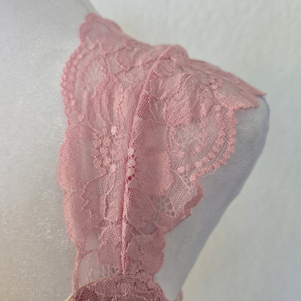 Cottagecore Floral Lace Maxi Dress Romantic Slip Dress Small - Picture 6 of 14